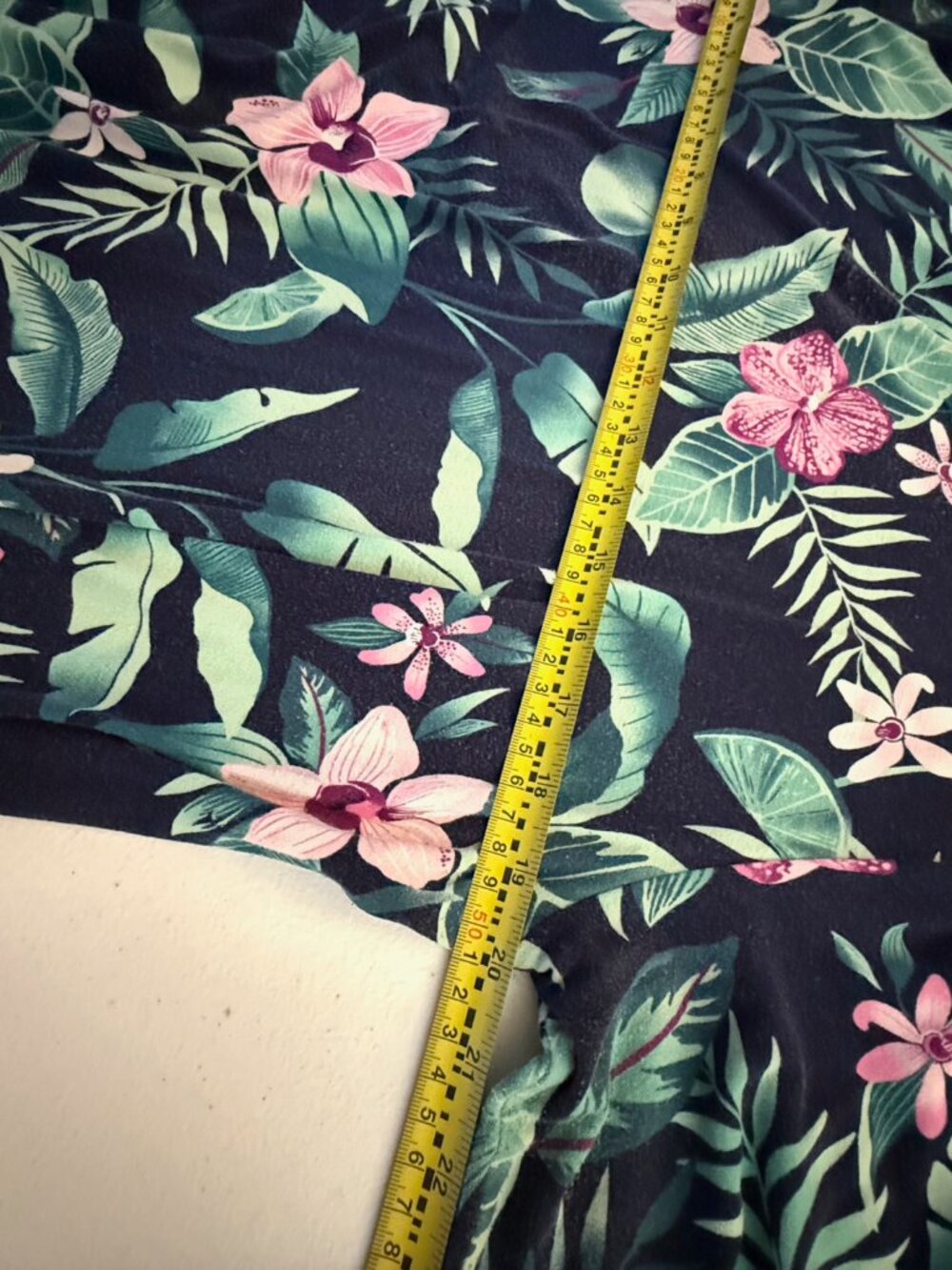 Old Navy, Midi Dress, Floral, Blue, Green, 2X - Picture 7 of 7